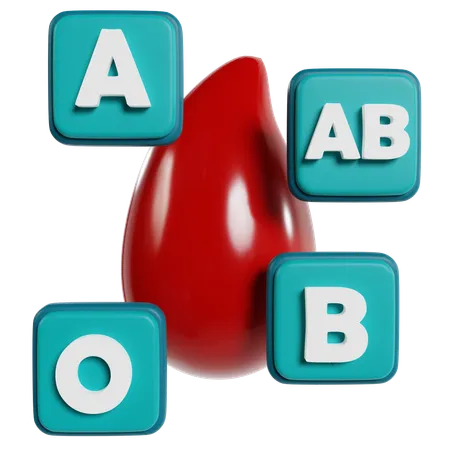 Blood Type Dice  3D Icon