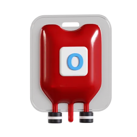 Blood Type O  3D Icon