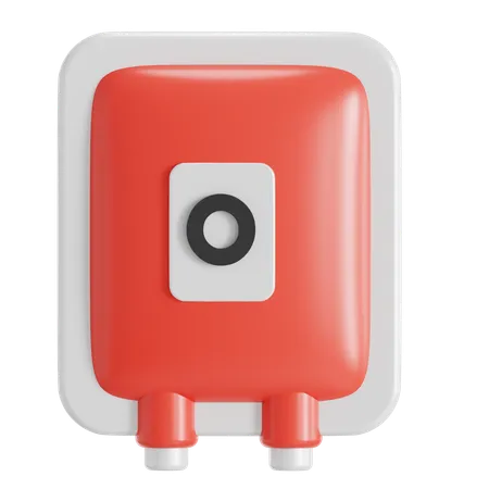 Blood Type O In A Bag 3D Icon