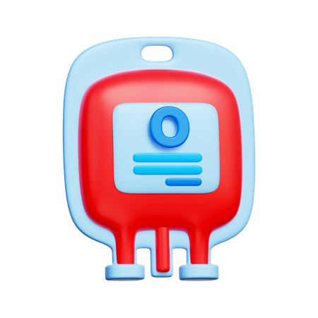 Blood Type O  3D Icon