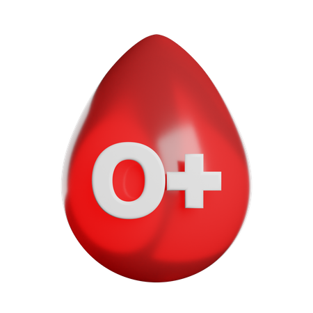 Blood Type O  3D Icon