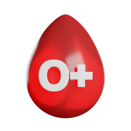 Blood Type O  3D Icon