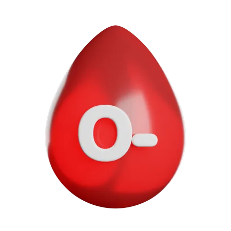 Blood Type O  3D Icon