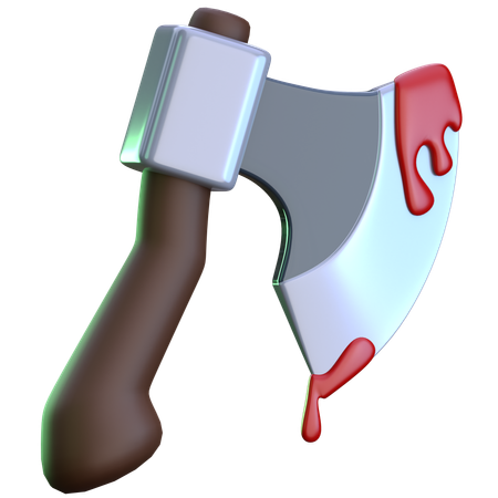 Bloody Axe  3D Icon
