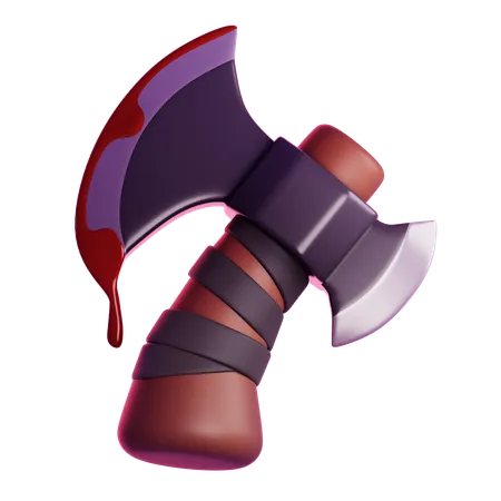 BLOODY AXE  3D Icon