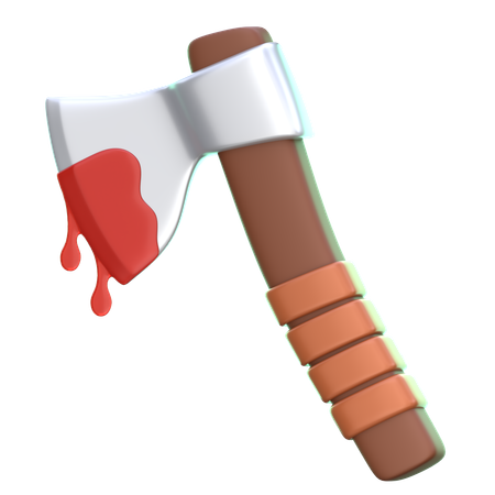 Bloody Axe  3D Icon