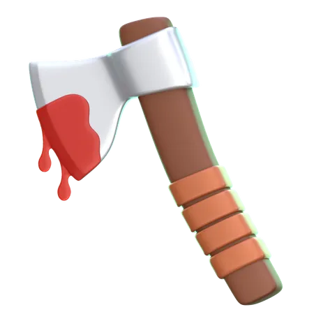 Bloody Axe  3D Icon