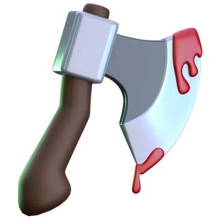 Bloody Axe  3D Icon