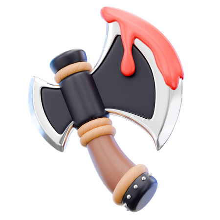 Bloody Axe  3D Icon