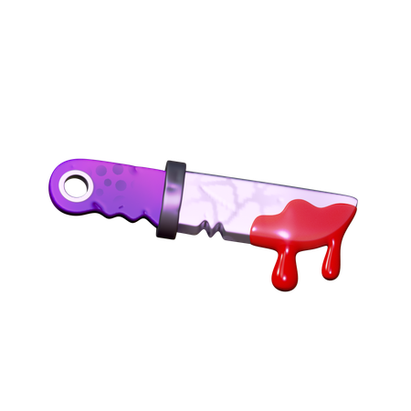 血まみれの短剣  3D Icon