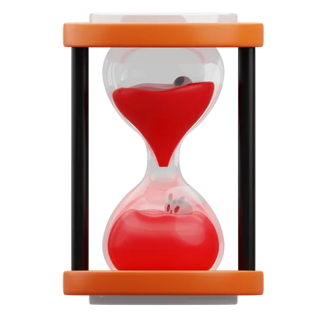 Bloody Hourglass  3D Icon