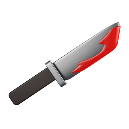 Bloody knife  3D Icon