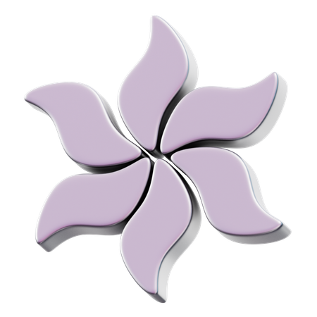 Blooming Flower  3D Icon