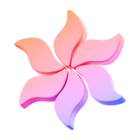Blooming Flower  3D Icon