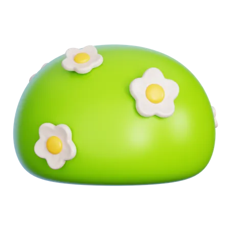 Blooming Flower Bush  3D Icon