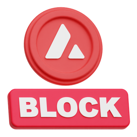 Bloque de avalancha  3D Icon