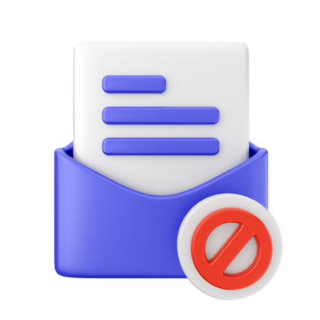 Bloque de correo  3D Icon