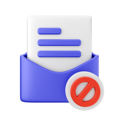 Bloque de correo  3D Icon