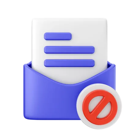 Bloque de correo  3D Icon