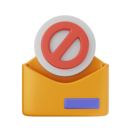 Bloque de correo  3D Icon
