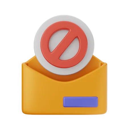 Bloque de correo  3D Icon