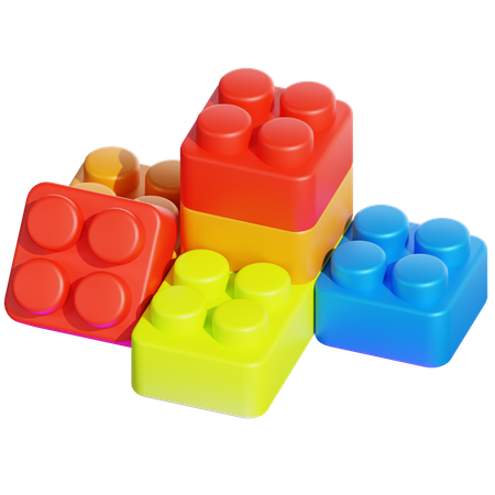 Bloque lego  3D Icon