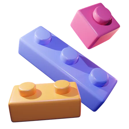 Bloque lego  3D Icon