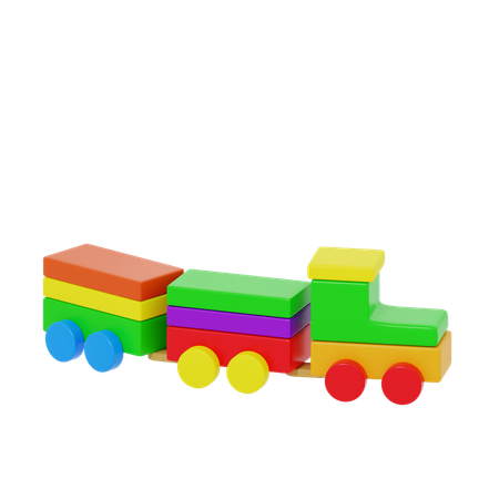 Bloque de tren  3D Icon