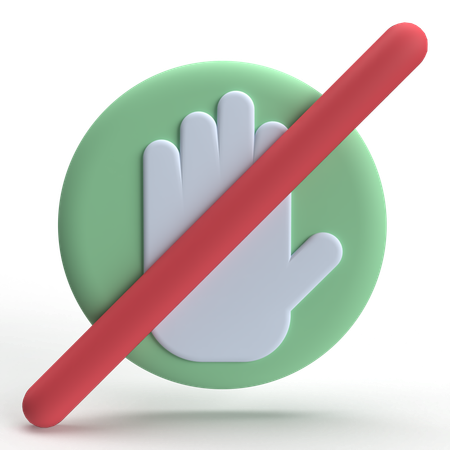 Bloqueador  3D Icon