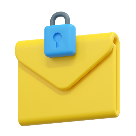 Bloquear e-mail  3D Icon