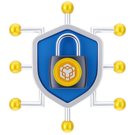 Bloqueio de binance  3D Icon