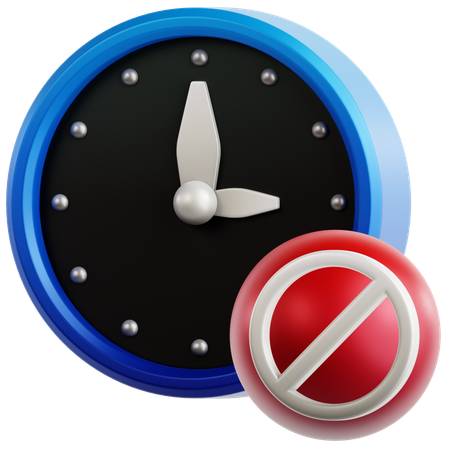 Bloqueio de tempo  3D Icon