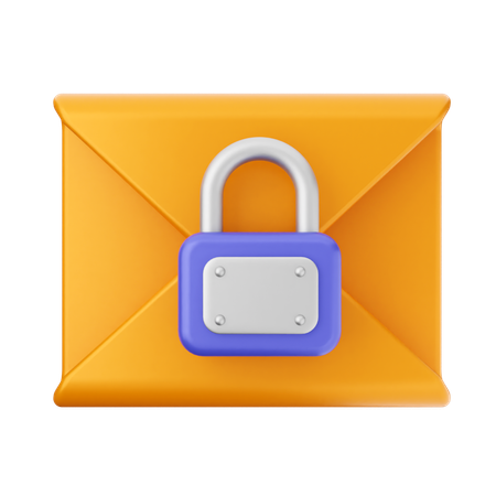 Bloquear e-mail  3D Icon