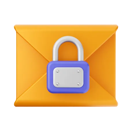 Bloquear e-mail  3D Icon