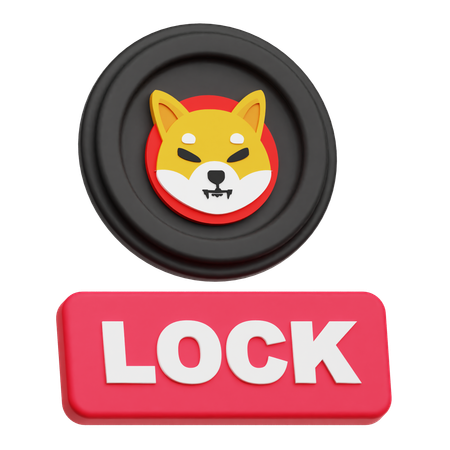 Bloqueio shiba inu  3D Icon