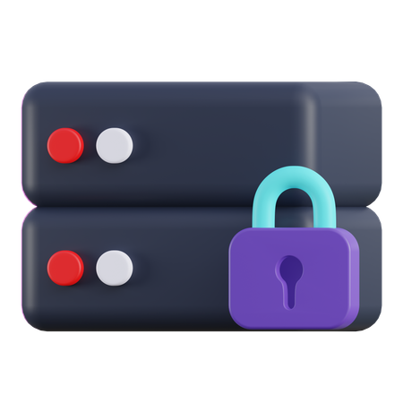 Bloqueo del servidor  3D Icon
