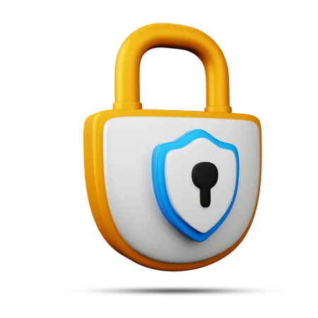 Icono De Proteccion Concepto De Icono De Seguridad Cibernetica 3D Icon
