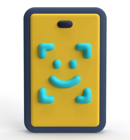 Bloqueo facial  3D Icon