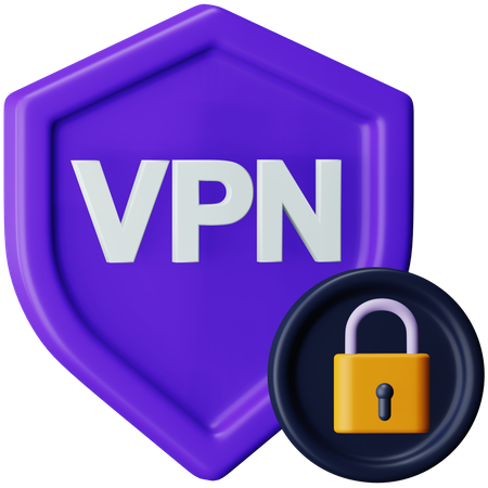 Bloqueo vpn  3D Icon