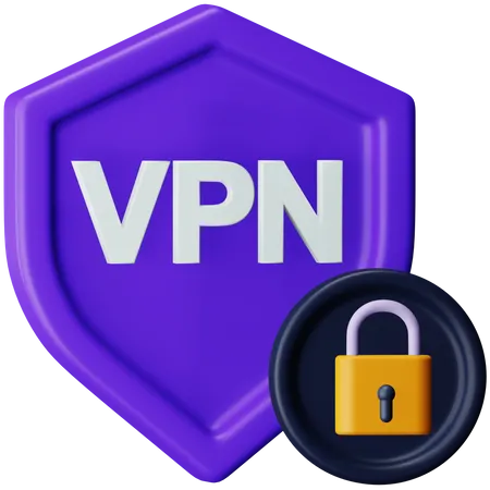 Bloqueo vpn  3D Icon