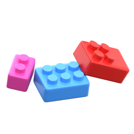 Bloques de juguete  3D Icon