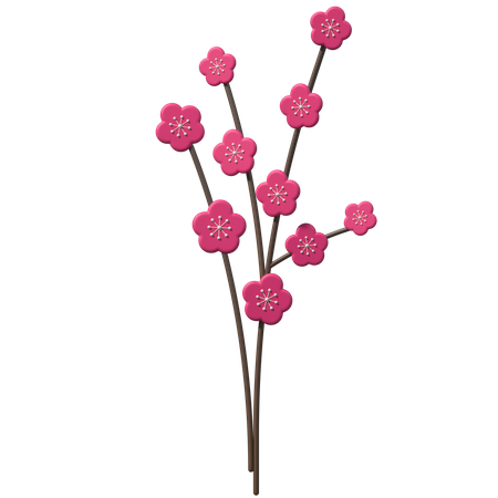 Blossom  3D Illustration