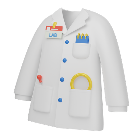 Blouse de laboratoire  3D Icon