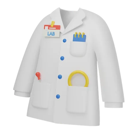 Blouse de laboratoire  3D Icon