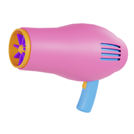 Blow Dryer  3D Illustration