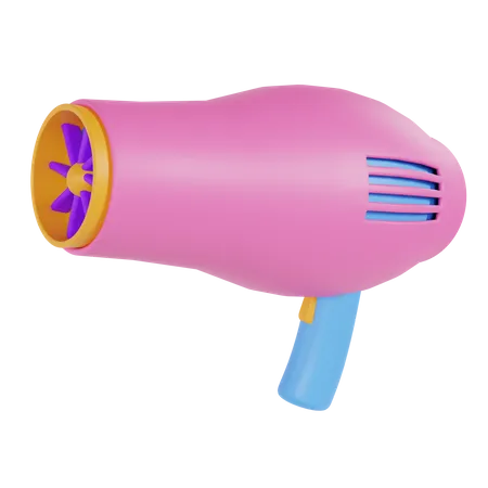 Blow Dryer  3D Illustration