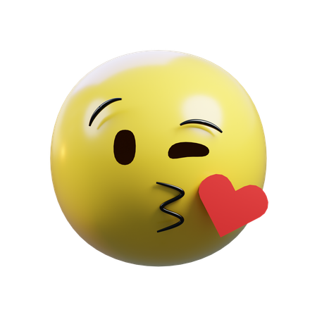 Blow Kiss  3D Icon