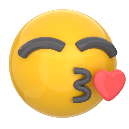 Blowing A Kiss  3D Icon