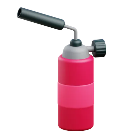 3 D Blowtorch With Transparent Background 3D Icon
