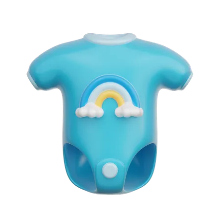 Blue Baby Onesie  3D Icon